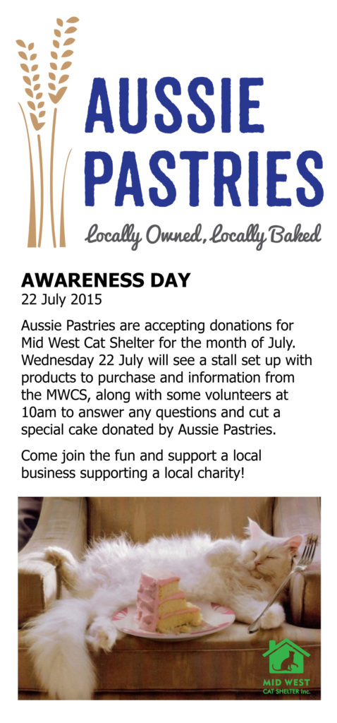 Aussie Pastries Awareness Day July 2015
